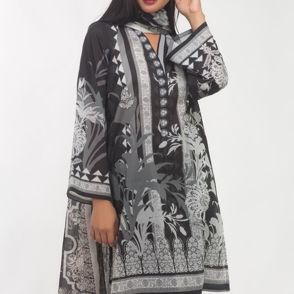 "SALE"GULAHMED IDEAS PRET 3PIECE LAWN SUIT - Picture 2 of 9